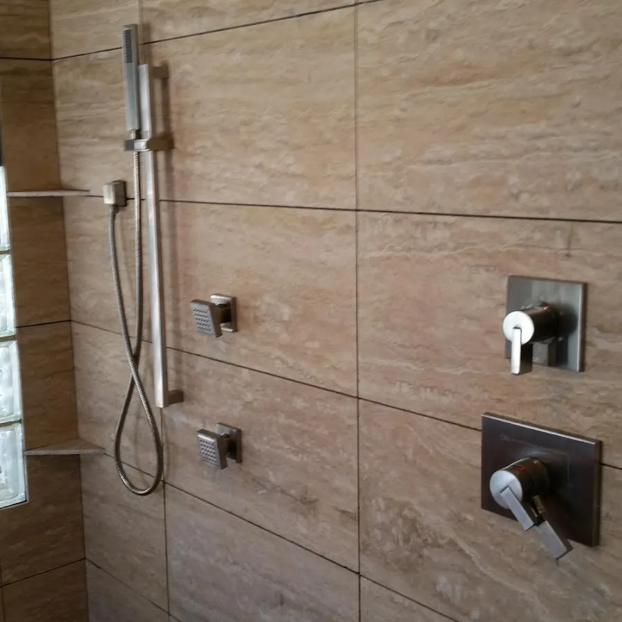 Shower fixture installation for Frozen Pipe Repair in Lisbon